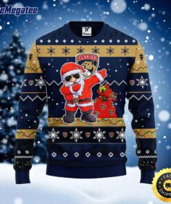 NHL Florida Panthers Ugly Sweater Santa Claus Ugly Christmas Sweater For Fans