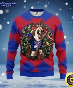 NHL New York Rangers Ugly Sweater Pub Dog Ugly Christmas Sweater For Fans