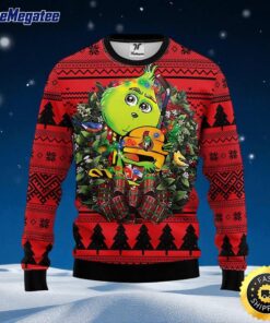 NHL Ottawa Senators Ugly Sweater Grinch Hug Ugly Christmas Sweater For Fans