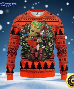 NHL Philadelphia Flyers Ugly Sweater Groot Christmas Sweater For Fans