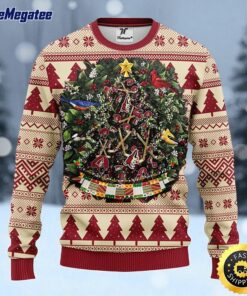 NHL Phoenix Coyotes Ugly Christmas Sweater Ball Pine Tree, NFL Christmas Sweater