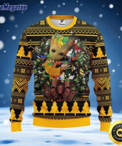 NHL Pittsburgh Penguins Ugly Sweater Groot Christmas Sweater For Fans
