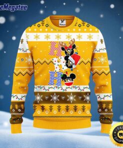 NHL Pittsburgh Penguins Ugly Sweater Hohoho Mickey Ugly Christmas Sweater For Fans