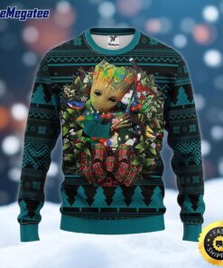 NHL San Jose Sharks Ugly Sweater Groot Christmas Sweater For Fans