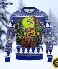 NHL St. Louis Blues Ugly Sweater Grinch Hug Ugly Christmas Sweater For Fans