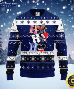NHL Vancouver Canucks Ugly Sweater Hohoho Mickey Ugly Christmas Sweater For Fans