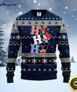 NHL Winnipeg Jets Ugly Sweater Hohoho Mickey Ugly Christmas Sweater For Fans
