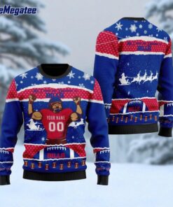 Personalized NFL Buffalo Bills All I Need For Christmas Ugly Christmas Sweater Perfect Gift For Football Fans