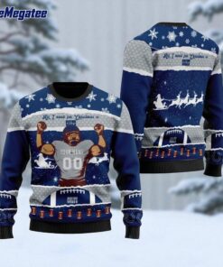 Personalized NFL Indianapolis Colts All I Need For Christmas Ugly Christmas Sweater Perfect Gift For Football Fans