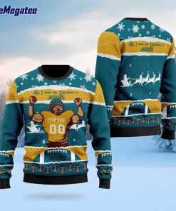 Personalized NFL Jacksonville Jaguars All I Need For Christmas Ugly Christmas Sweater Perfect Gift For Football Fans