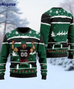 Personalized NFL New York Jets All I Need For Christmas Ugly Christmas Sweater Perfect Gift For Football Fans