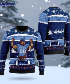 Personalized NFL Tennessee Titans All I Need For Christmas Ugly Christmas Sweater Perfect Gift For Football Fans