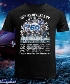 50th Anniversary 1976-2025 Seattle Seahawks Unisex T-Shirt