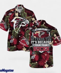 Atlanta Falcons Floral Summer Hawaiian Shirt, Best gifts for Atlanta Falcons  Fans