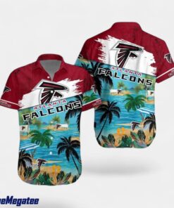 Atlanta Falcons NFL Beach Hawaiian Shirt, Best gifts for Atlanta Falcons  Fans