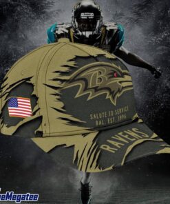 Baltimore Ravens 2025 Salute to Service Classic Baseball Cap