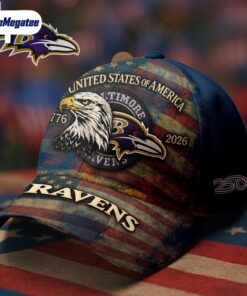 Baltimore Ravens Premium NFL 250th anniversary of America Cap