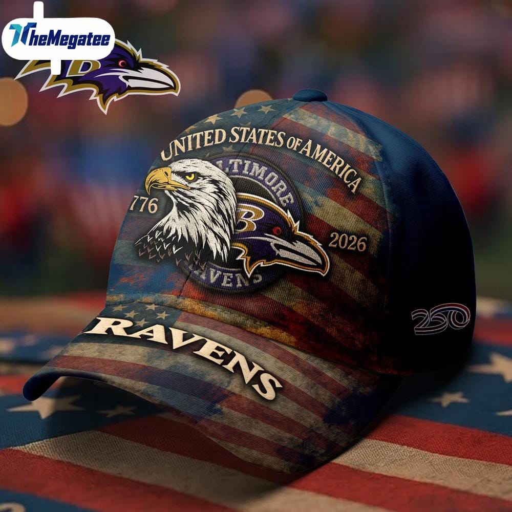 Baltimore Ravens Premium NFL 250th anniversary of America Cap Baltimore Ravens Premium NFL 250th anniversary of America Cap