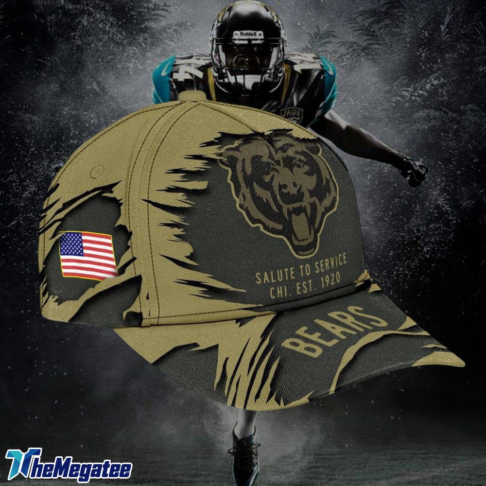 Chicago Bears 2025 Salute to Service Classic Baseball Cap Chicago Bears 2025 Salute to Service Classic Baseball Cap