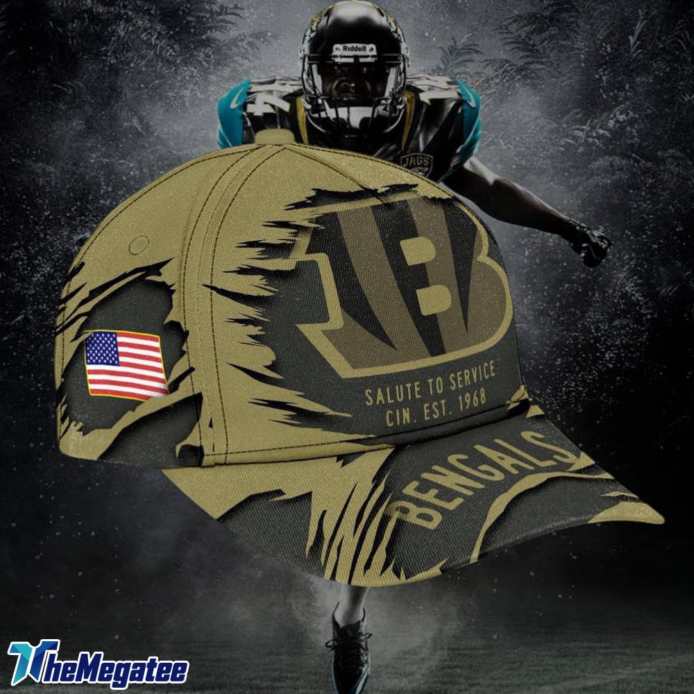 Cincinnati Bengals 2025 Salute to Service Classic Baseball Cap Cincinnati Bengals 2025 Salute to Service Classic Baseball Cap