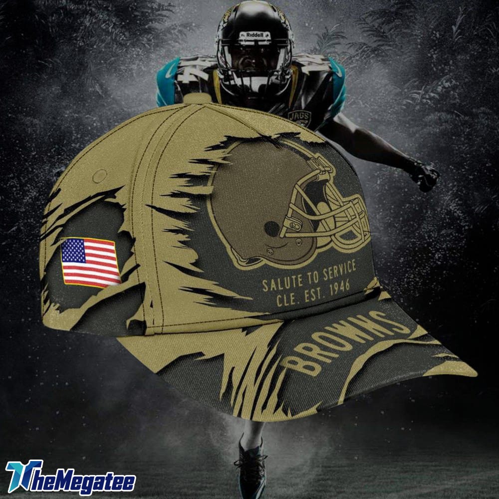 Cleveland Browns 2025 Salute to Service Classic Baseball Cap Cleveland Browns 2025 Salute to Service Classic Baseball Cap