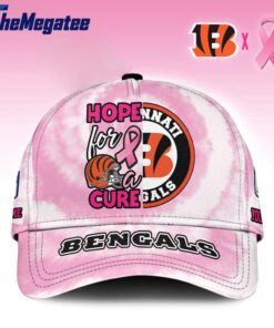 Custom Name Cincinnati Bengals NFL Breast Cancer Awareness Baseball Cap