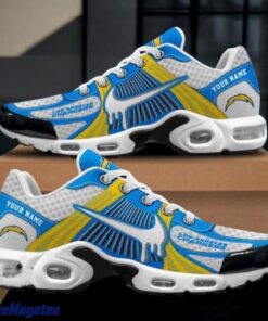 Custom Name Los Angeles Chargers NFL Sport Air Max Plus Shoes Gifts For Fan
