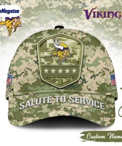 custom-name-minnesota-vikings-nfl-salute-to-service-baseball-cap