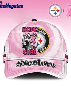 Custom Name Pittsburgh Steelers NFL Breast Cancer Awareness Baseball Cap