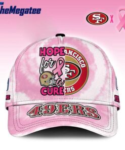 Custom Name San Francisco 49ers NFL Breast Cancer Awareness Baseball Cap