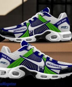 Custom Name Seattle Seahawks NFL Sport Air Max Plus Shoes Gifts For Fan