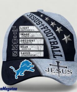 Detroit Lions Jesus The Way The Truth The Life Baseball Cap
