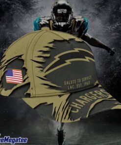 Los Angeles Chargers 2025 Salute to Service Classic Baseball Cap