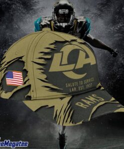 Los Angeles Rams 2025 Salute to Service Classic Baseball Cap