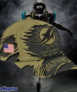 Miami Dolphins 2025 Salute to Service Classic Baseball Cap