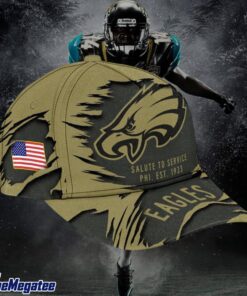 Philadelphia Eagles 2025 Salute to Service Classic Baseball Cap