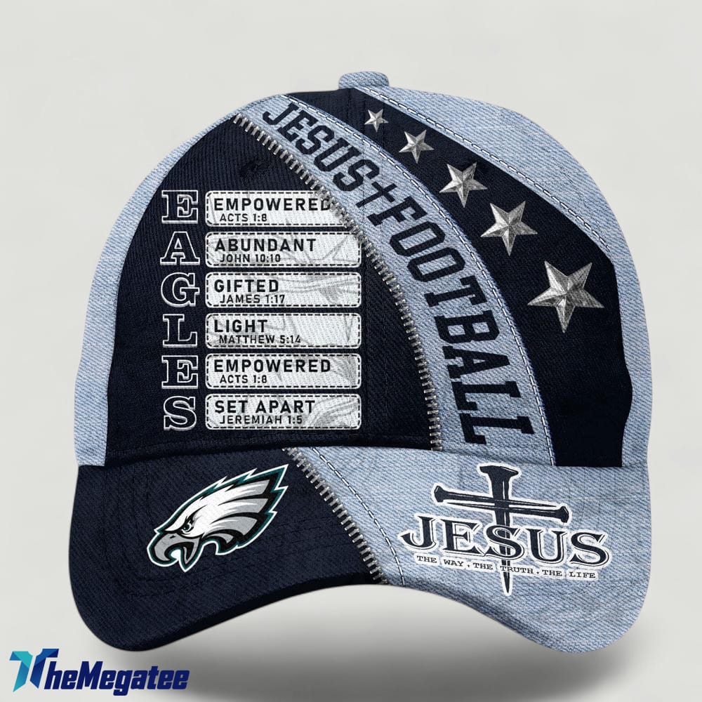 Philadelphia Eagles Jesus The Way The Truth The Life Baseball Cap Philadelphia Eagles Jesus The Way The Truth The Life Baseball Cap
