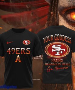 San Francisco 49ers NFL Avatar Fan Your Goddess 3D Shirt