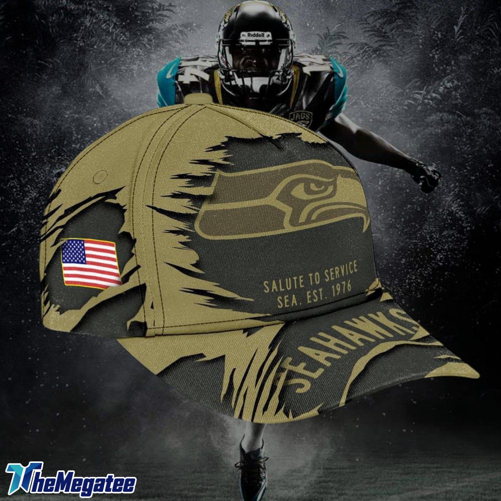 Seattle Seahawks 2025 Salute to Service Classic Baseball Cap Seattle Seahawks 2025 Salute to Service Classic Baseball Cap
