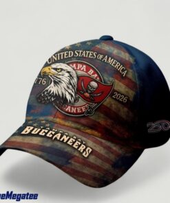 Tampa Bay Buccaneers Premium NFL 250th anniversary of America Cap